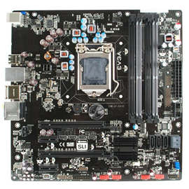EVGA 120-LF-E651-TR Intel P55 LGA1156 SATA2 DDR3 mATX Retail